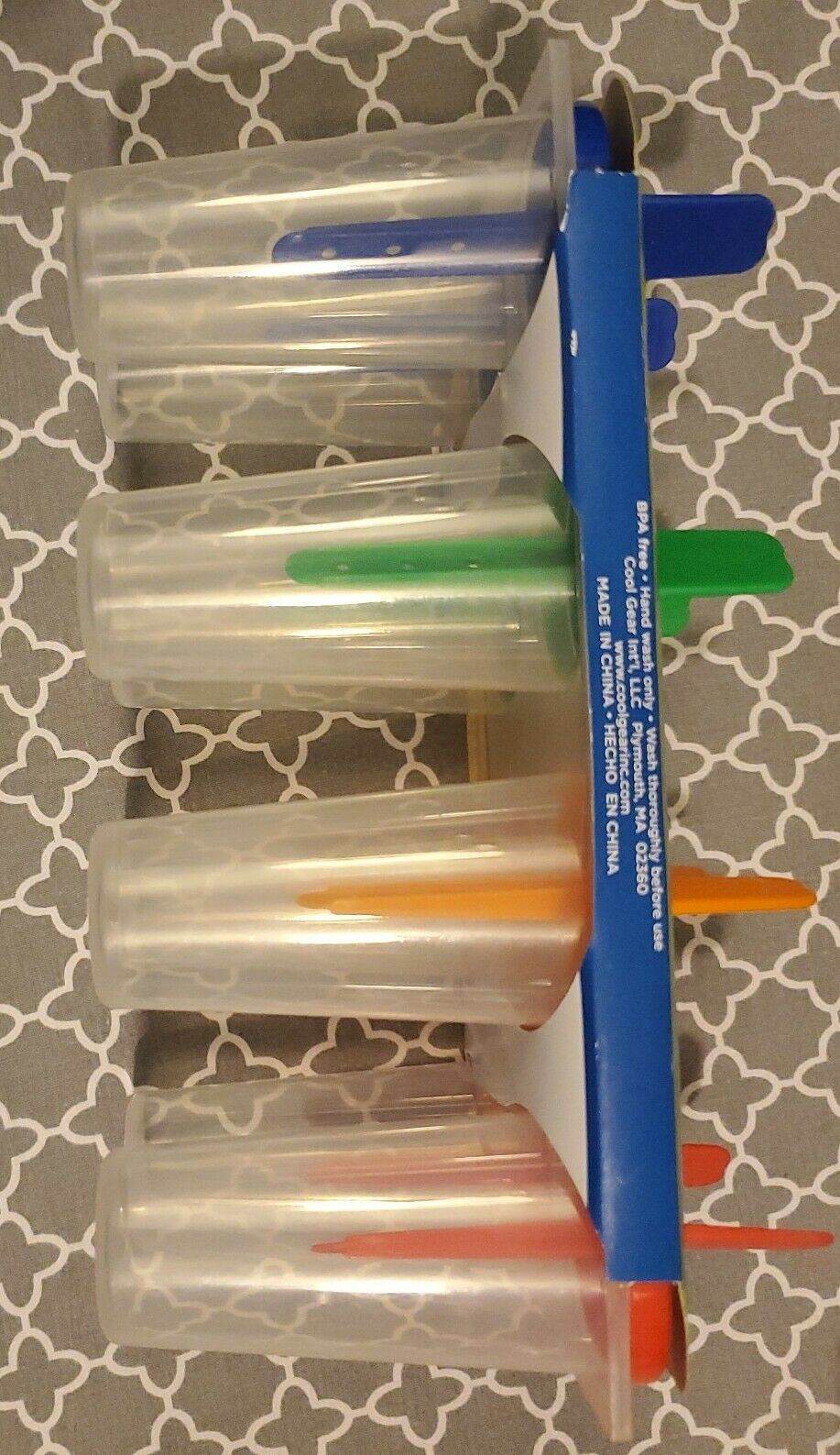 Cool Gear (8-count) Classic Ice Pop Trays Lot of 4 (BPA Free Popsicle Molds) - Fresh Stock Dated February 2026