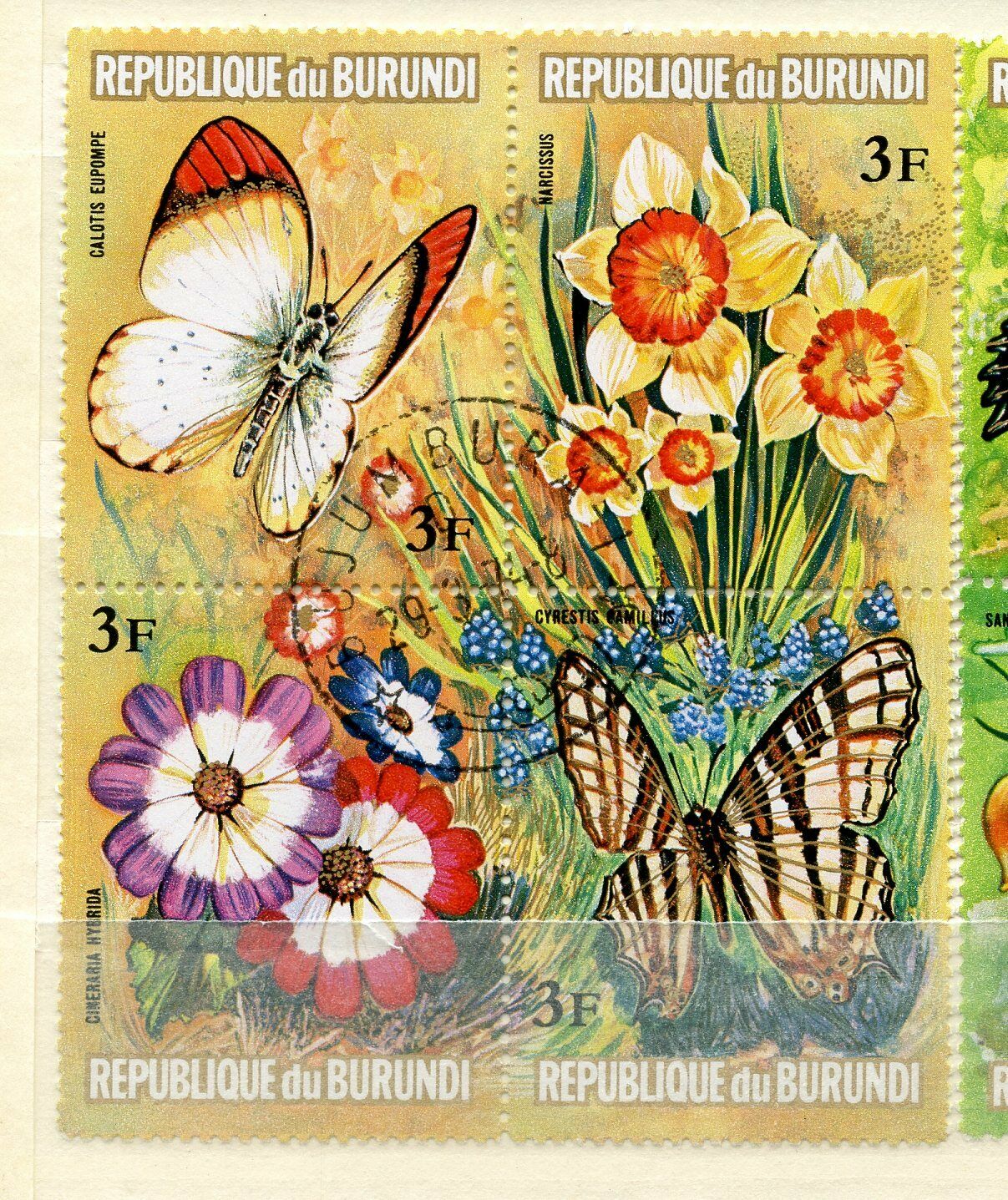 3 Burundi Mint Hinged Used Hinged - Fresh Stock Dated December 2025