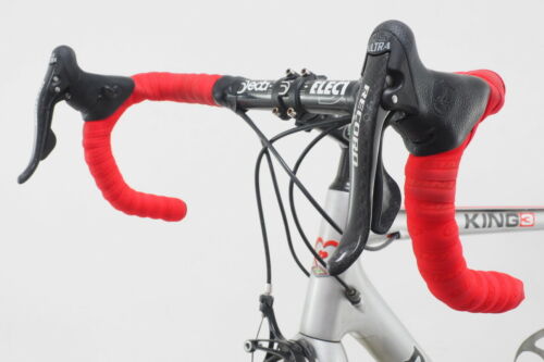 2010 De Rosa King 3 Road Bicycle Size Large Carbon Fiber Campagnolo Record 2x10 - Fresh Stock Dated February 2026