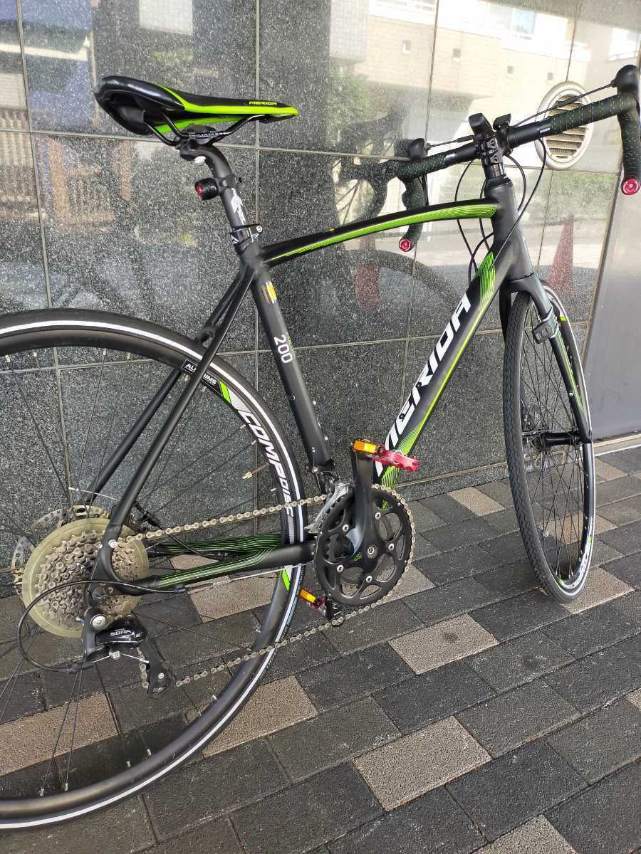 MERIDA Ride 200 Disc S/M Size  Brakes Aluminum Frame Carbon - Fresh Stock Dated February 2026