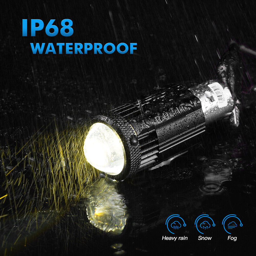 H6 BA20D LED Projector Lens Motorcycle Headlight Bulb Hi/Lo Beam 3000K/6500K 1x - Fresh Stock Dated February 2026