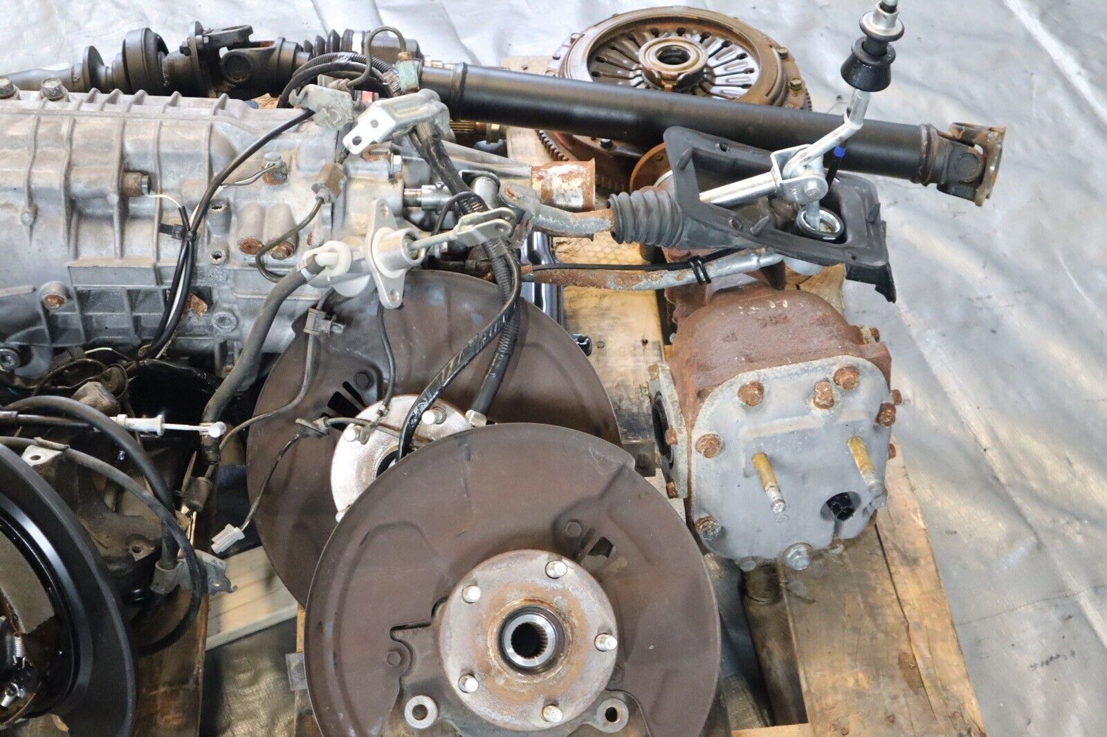 15-17 SUBARU WRX STI EJ257 OEM 6 SPEED TRANSMISSION SWAP TY856UW9AA 61,445 MILES - Fresh Stock Dated February 2026