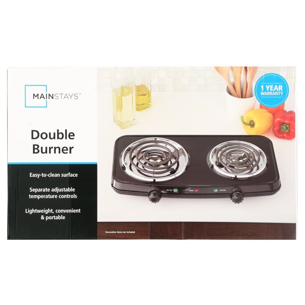 Cocina Estufa Electrica De 2 Quemadores Hornillas Portatil Compacta Potente - Fresh Stock Dated February 2026