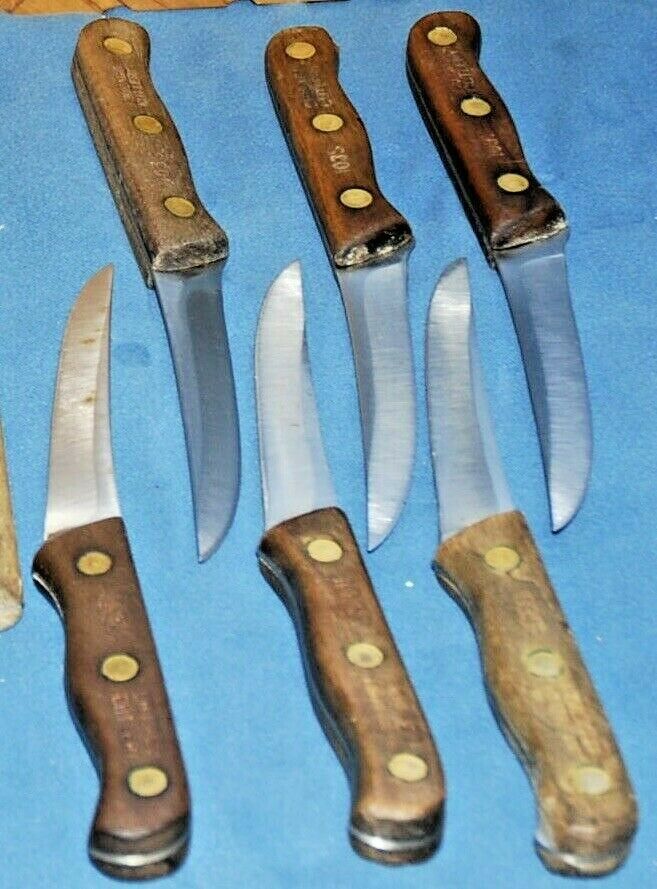 Vintage 15 pc Chicago Cutlery Knife Set 47S 66S 44S 45S BT10 61S 102S 103S Block - Fresh Stock Dated December 2025