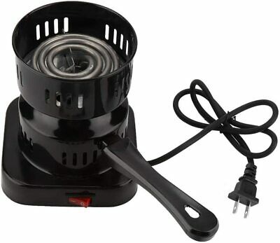 Electric Black Multi-purpose Hot Plate Stove Burner with Removable Handle - Fresh Stock Dated December 2025