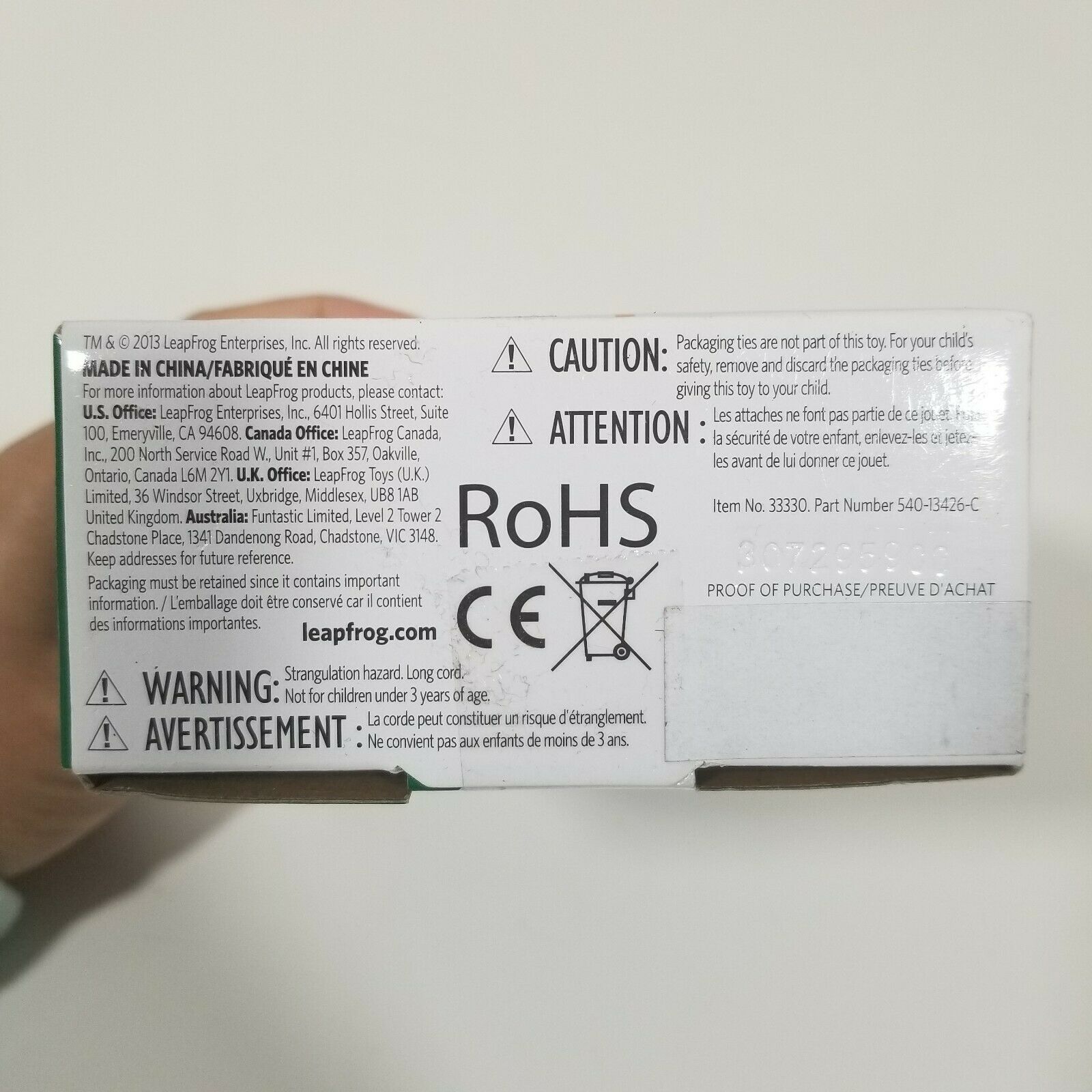 LEAP FROG Car Adapter Accessory Brand New For LeapPad Ultra LeapReader - Fresh Stock Dated February 2026