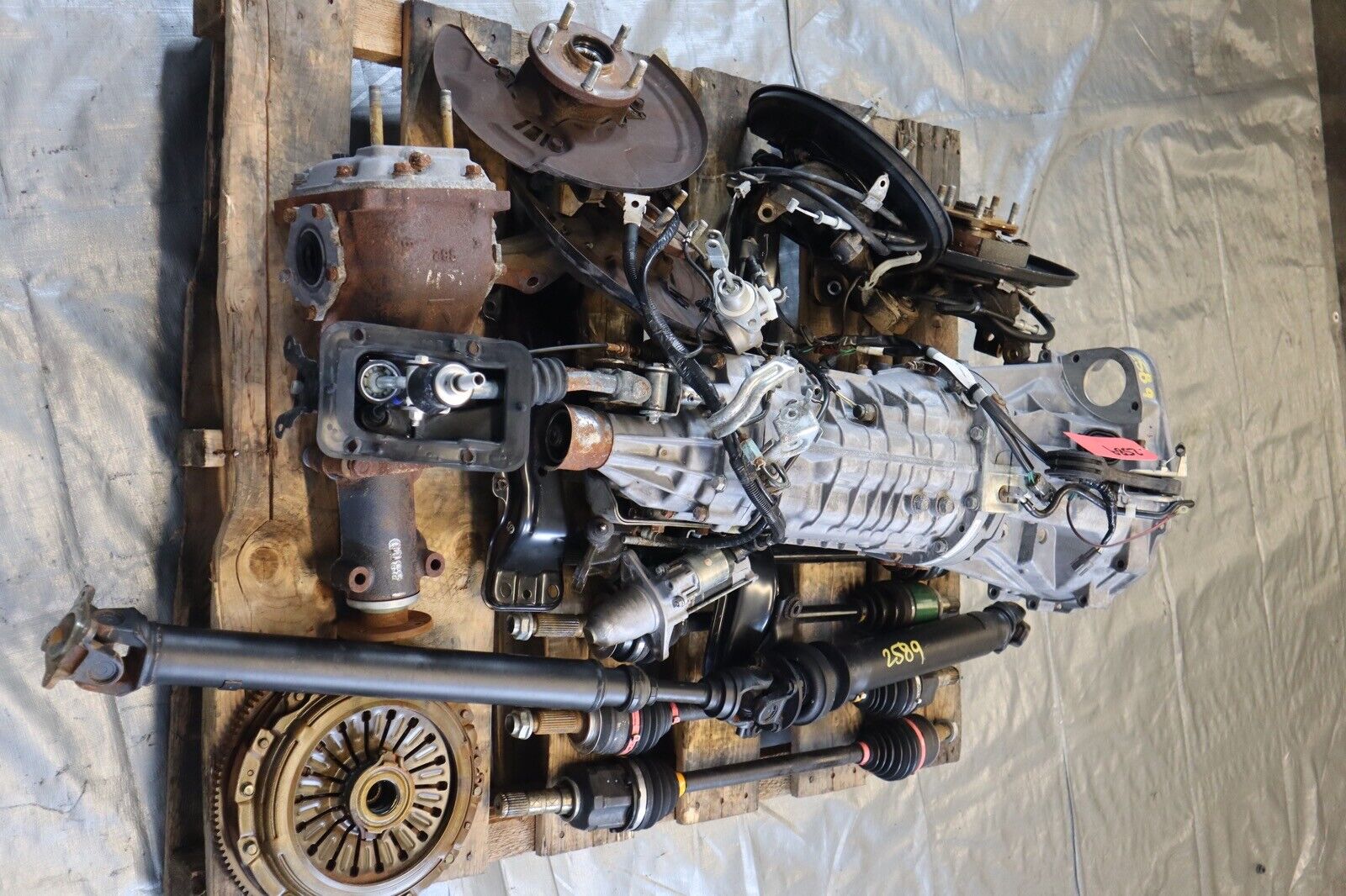 15-17 SUBARU WRX STI EJ257 OEM 6 SPEED TRANSMISSION SWAP TY856UW9AA 61,445 MILES - Fresh Stock Dated February 2026