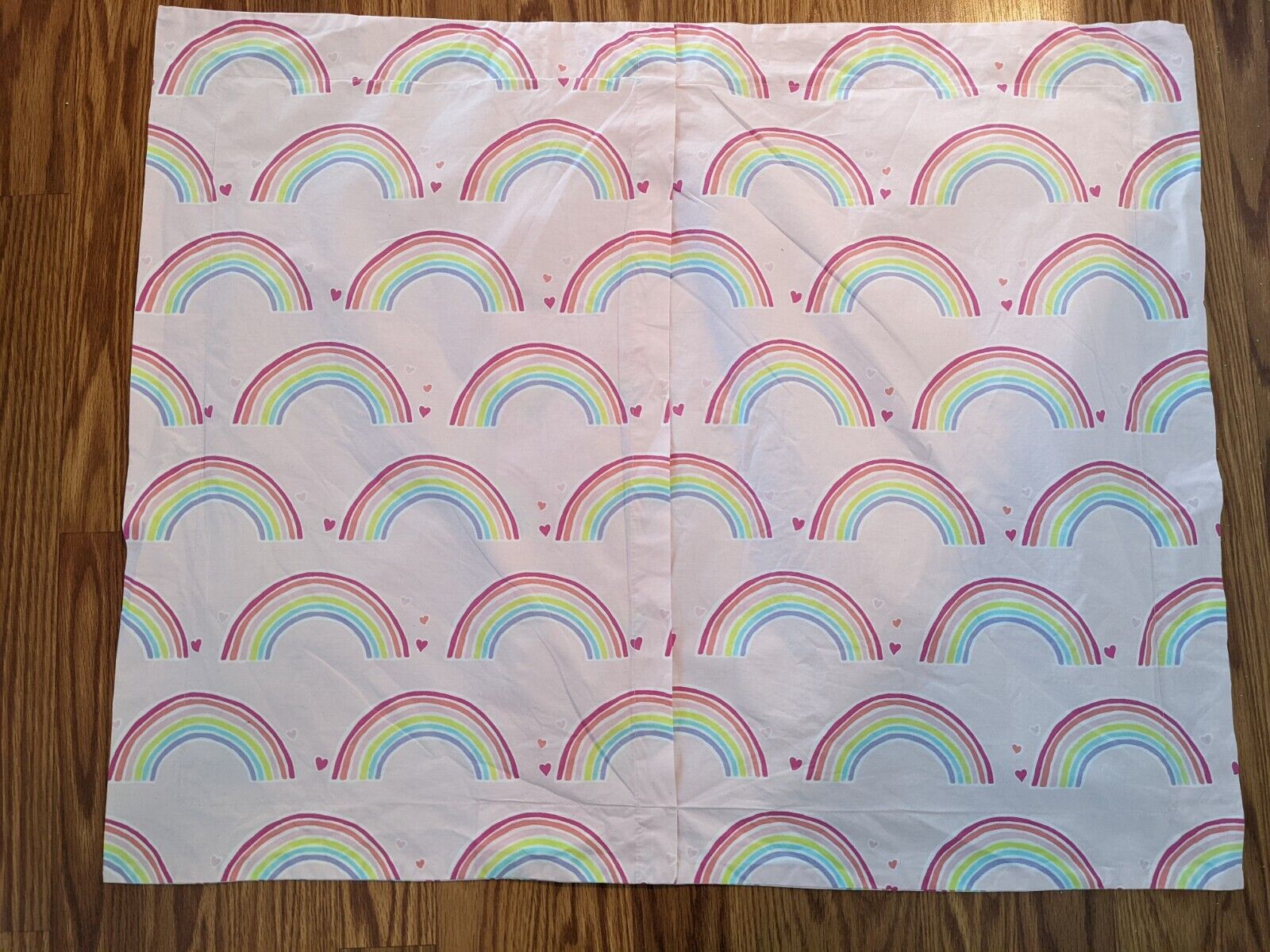 Pottery Barn Kids Skylar name Rainbow Pillow Case Sham Cover hearts personalized - Fresh Stock Dated February 2026