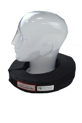 HELMET NECK SUPPORT BLACK 360 CIRCLE ADULT NECK BRACE SFI 3.3 KART - Fresh Stock Dated February 2026