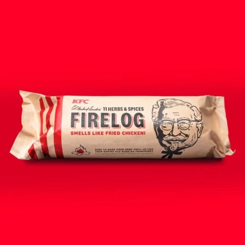 Lot Of 2 Enviro Log KFC Fried Chicken Scented 11 Herbs & Spices Firelog - Fresh Stock Dated December 2025