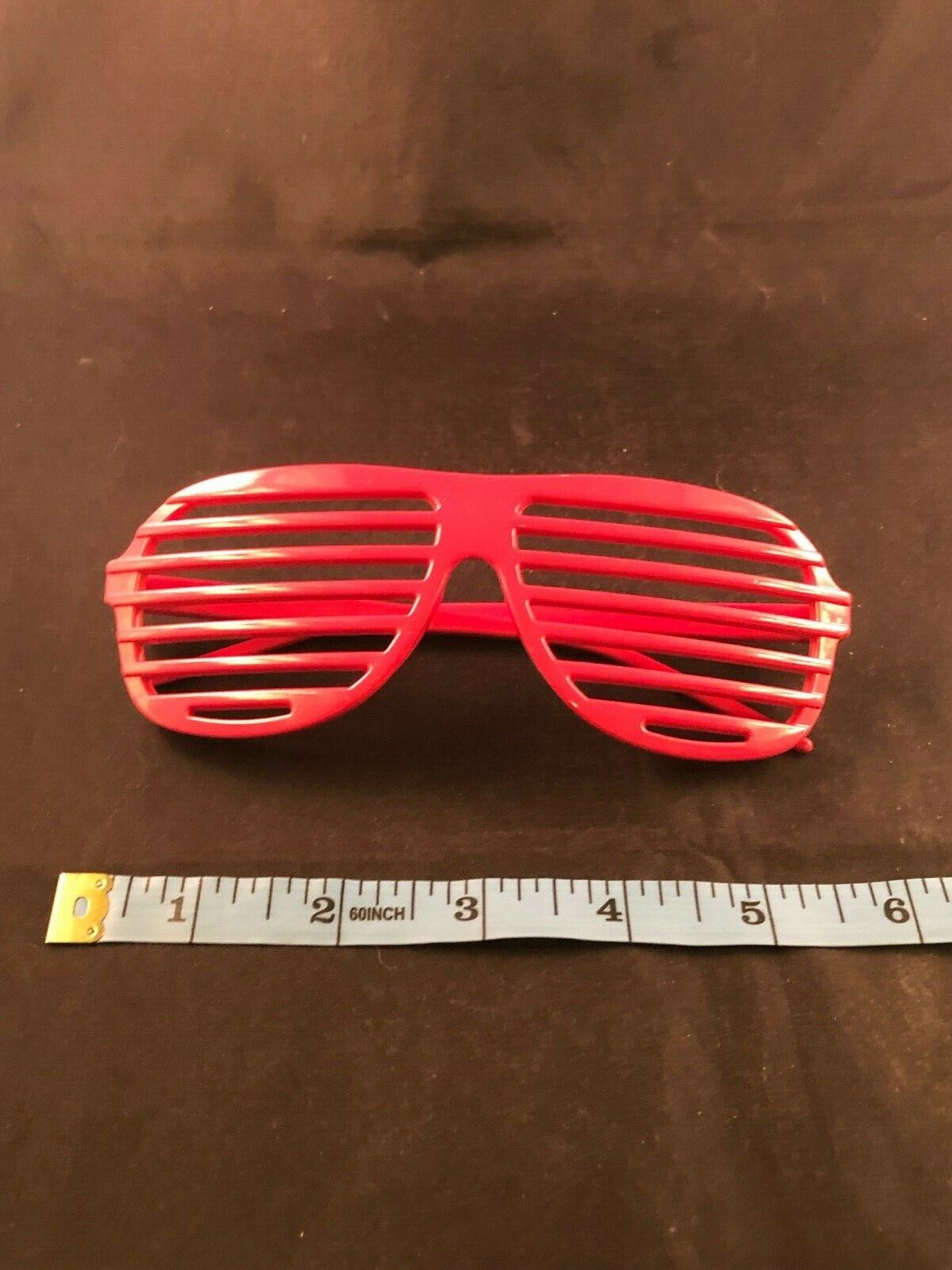 1980's Style Retro Shutter Shades Glasses - Costume Rave Party - Fresh Stock Dated February 2026