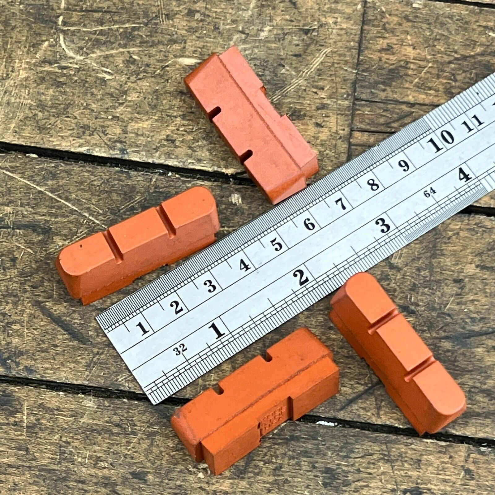 Vintage Kool Stop Campagnolo Brake Pads Shoes Insert 80s Salmon Replacement USA - Fresh Stock Dated February 2026