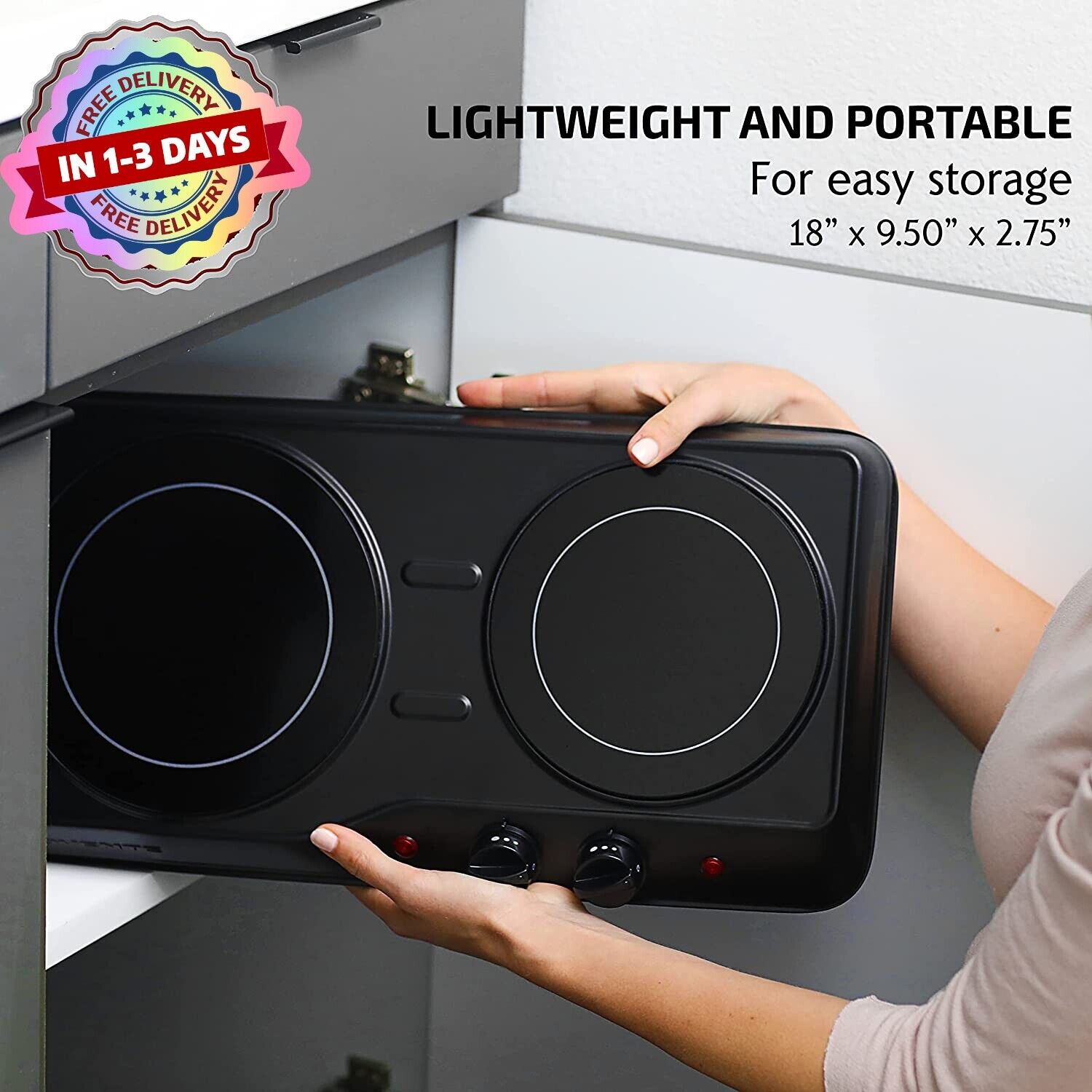 Cocina Estufa Electrica De Un Quemador Pequeña Portatil Multifuncional Calidad - Fresh Stock Dated February 2026