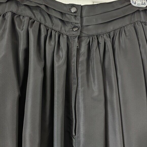 Vintage 70's Jessica's Gunnies Gunne Sax Black Taffeta Maxi Skirt Formal - Fresh Stock Dated February 2026