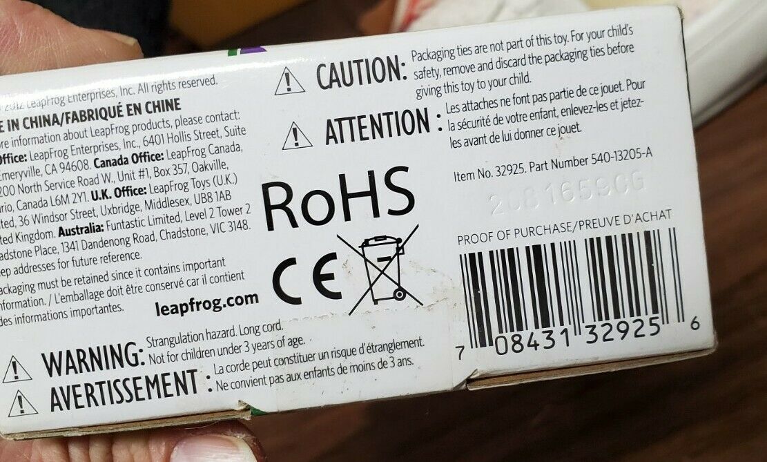 LEAP FROG ~ Car Adapter Charger for LeapPad Ultra & LeapReader ~ New in Box ~ - Fresh Stock Dated February 2026