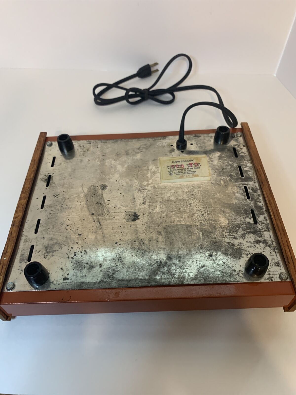 Vintage Cornwall Crockery Cooker / Hot Plate Model 2805 - Fresh Stock Dated February 2026