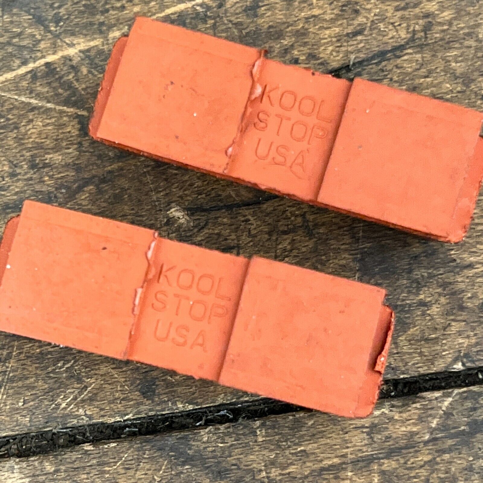 Vintage Kool Stop Campagnolo Brake Pads Shoes Insert 80s Salmon Replacement USA - Fresh Stock Dated February 2026