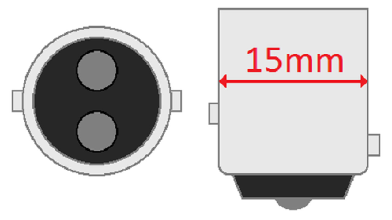 Super LED Bulb for Honda 12v 21/5w pn 34906-KSS-C01 rear taillight; Koito: USA - Fresh Stock Dated February 2026