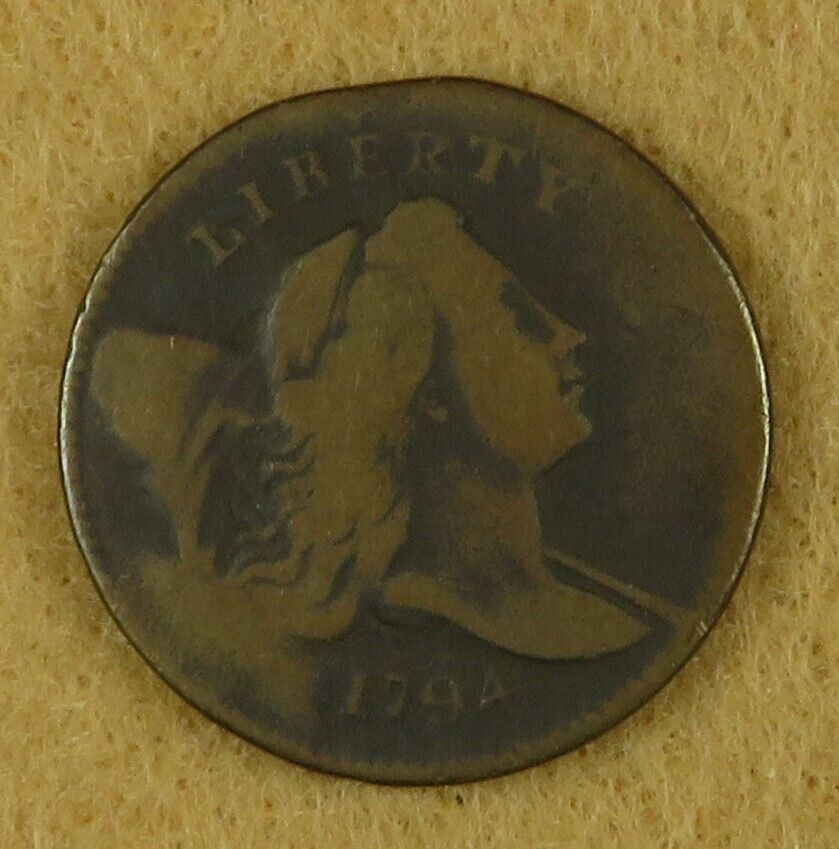 C1674 United States Half Cent 1794, Breen 6b - Fresh Stock Dated February 2026