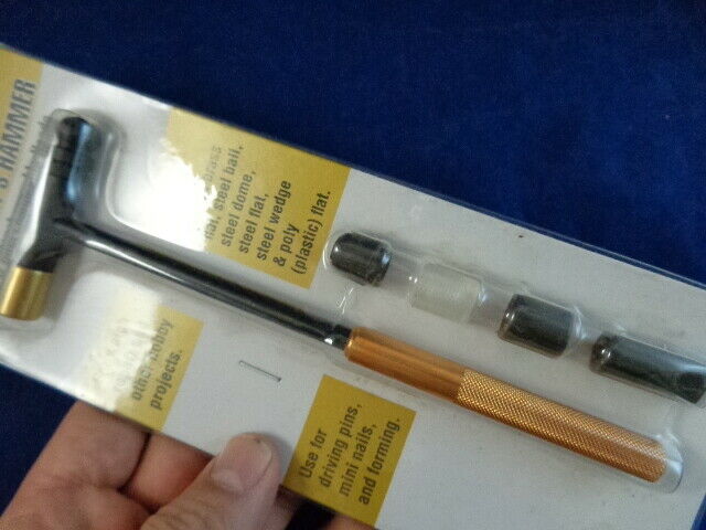 WATCHMAKER'S HAMMER repair jewelry watches forming mini nails pins hobby 99895 - Fresh Stock Dated February 2026
