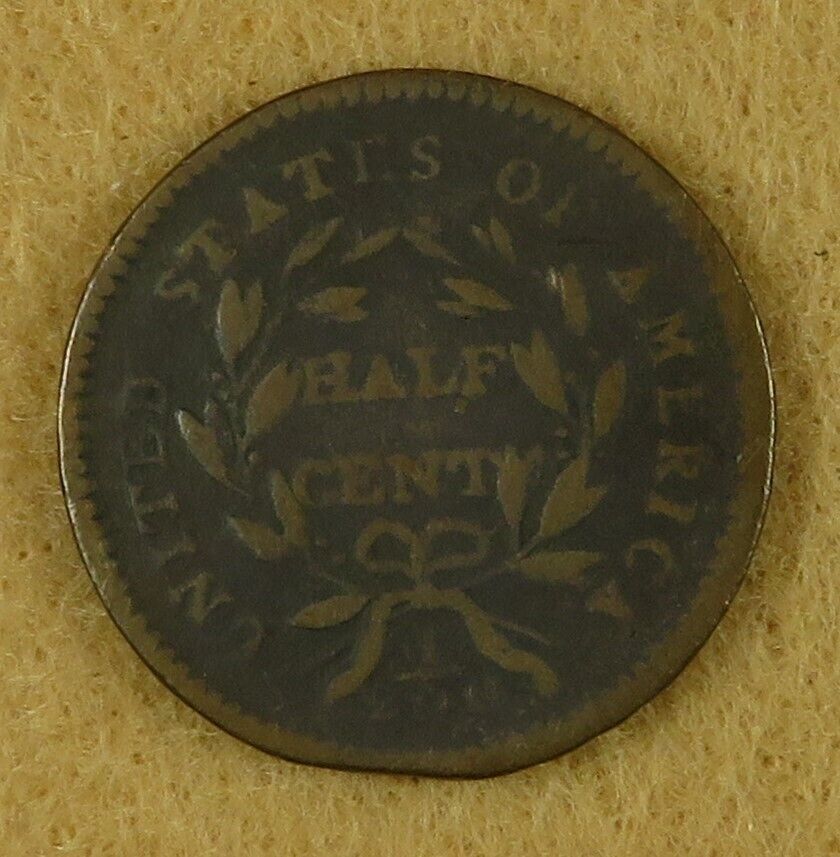 C1674 United States Half Cent 1794, Breen 6b - Fresh Stock Dated February 2026