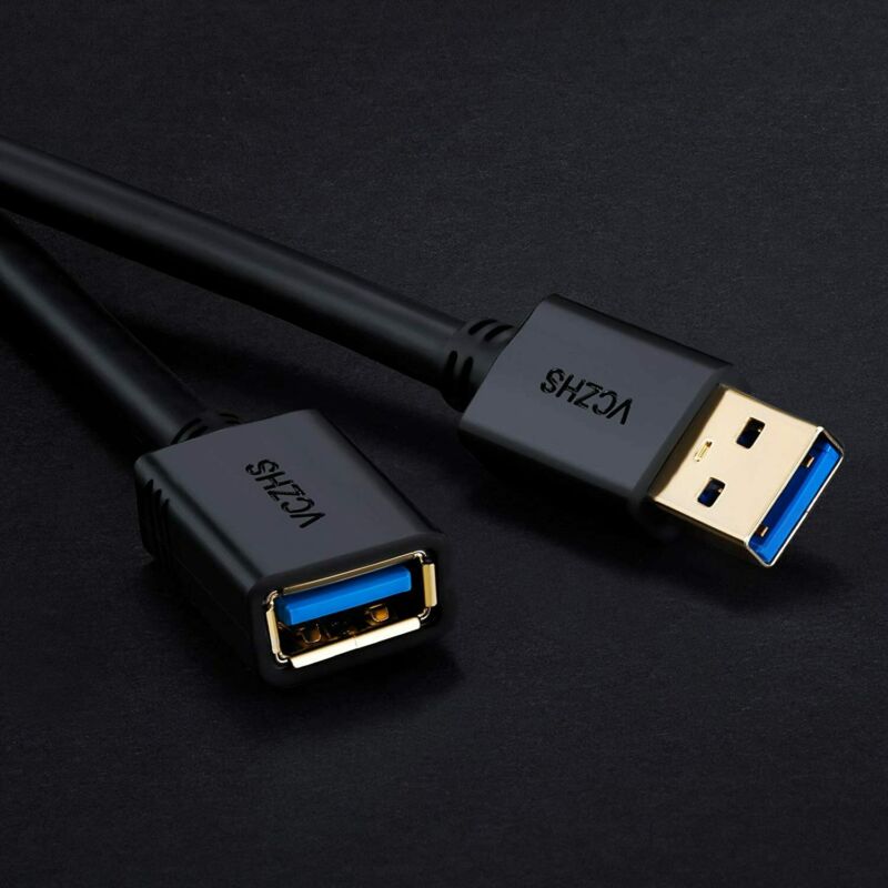 USB 3.0 Extension Cable 15 ft, VCZHS Long 15ft/5meters - Fresh Stock Dated February 2026