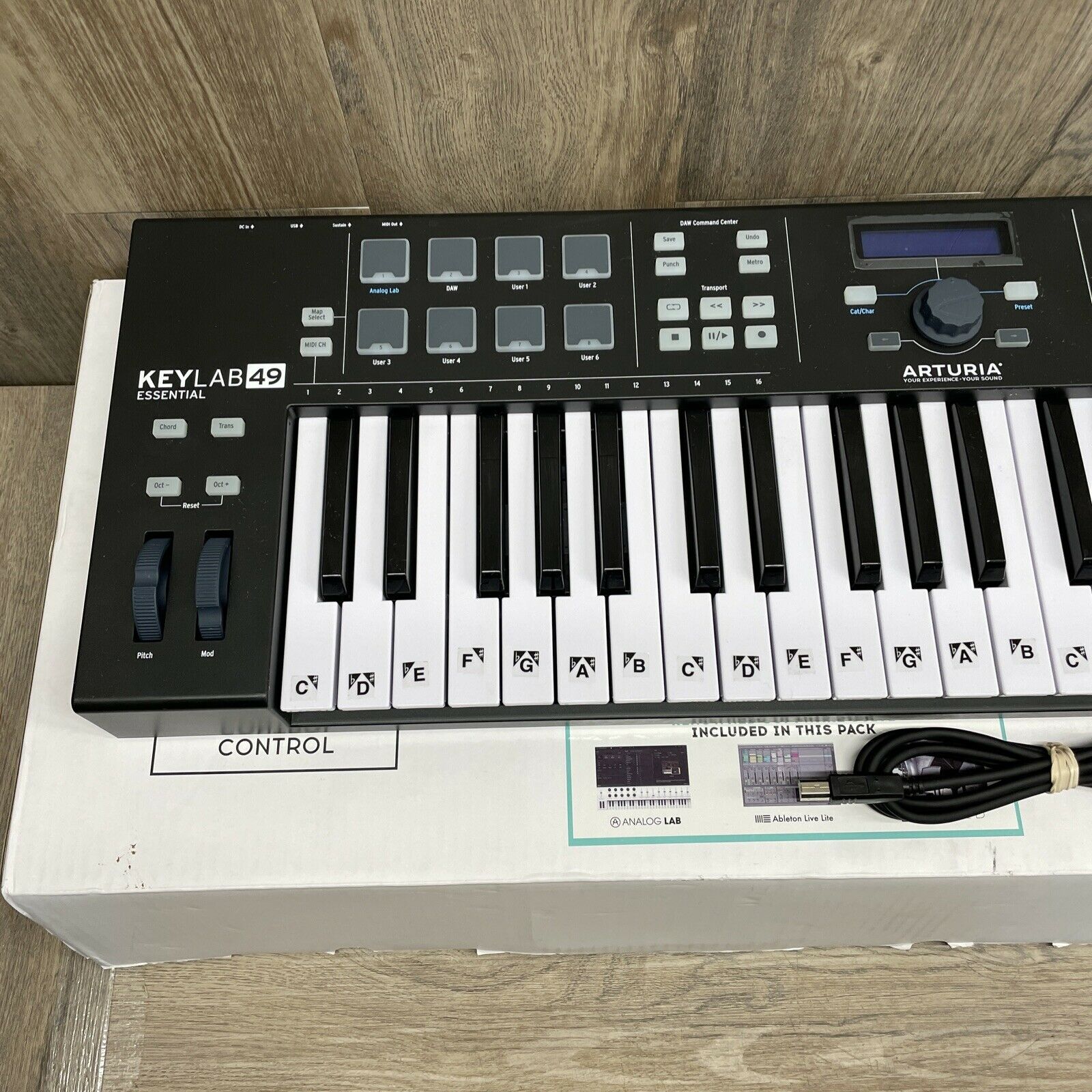 Arturia Keylab Essential 49 MIDI Keyboard Controller Black - Fresh Stock Dated February 2026