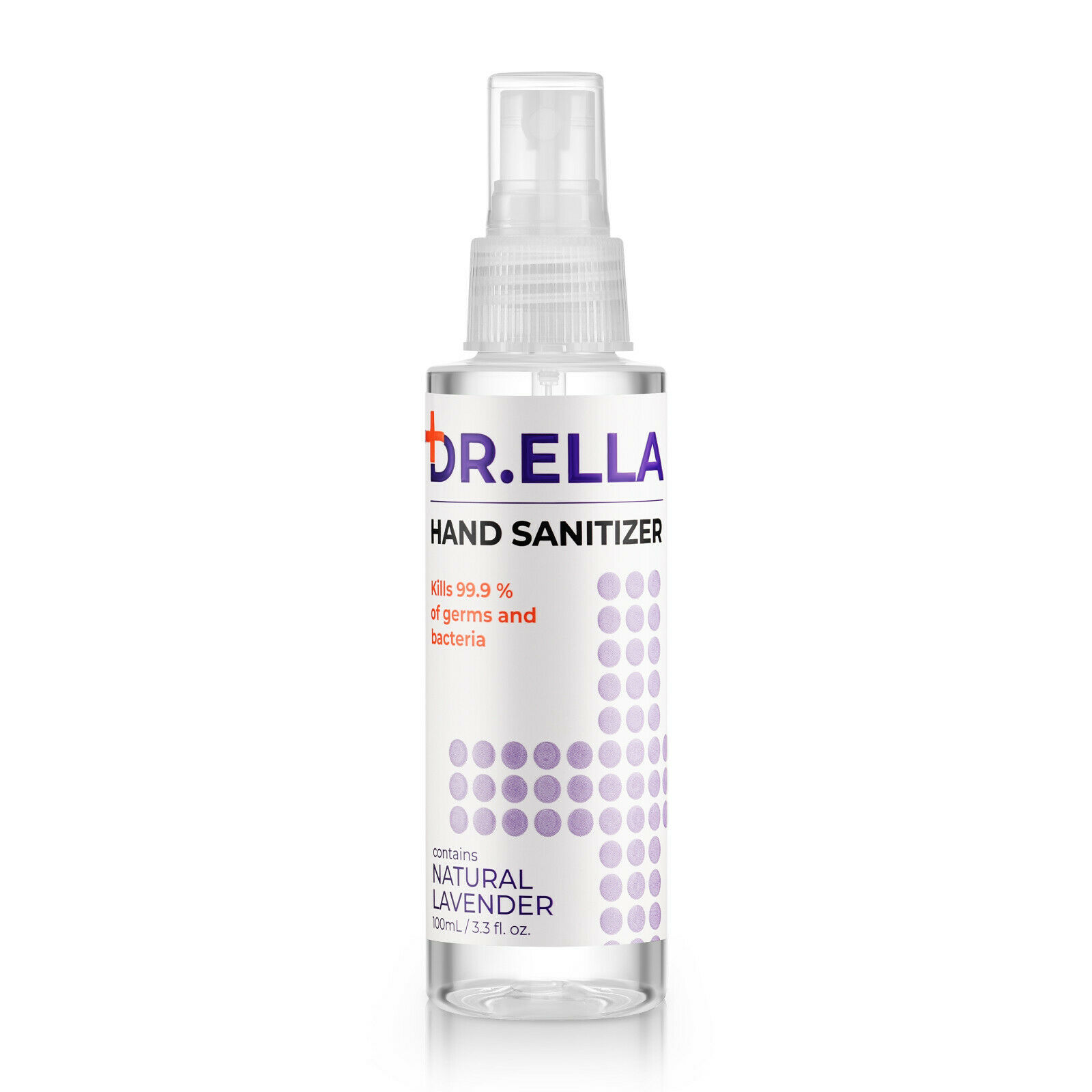 DR. ELLA HAND SANITIZER SPRAY LAVENDER 3.3 FL OZ ORGANIC MADE IN USA!! - Fresh Stock Dated February 2026