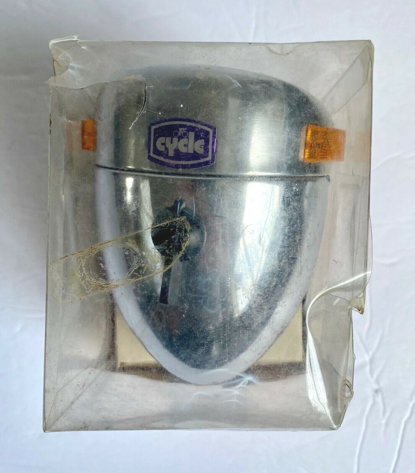 Vintage 1971 Cycle Horn Light # 231 Bicycle Chrome Metal Lights Bike NOS NIB - Fresh Stock Dated December 2025