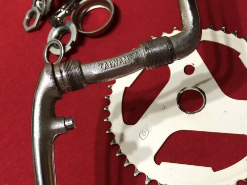 ORIGINAL CRANK SET OFF OF A 1993 DYNO AIR CRANKS SPROCKET BB OLD SCHOOL BMX - Fresh Stock Dated December 2025
