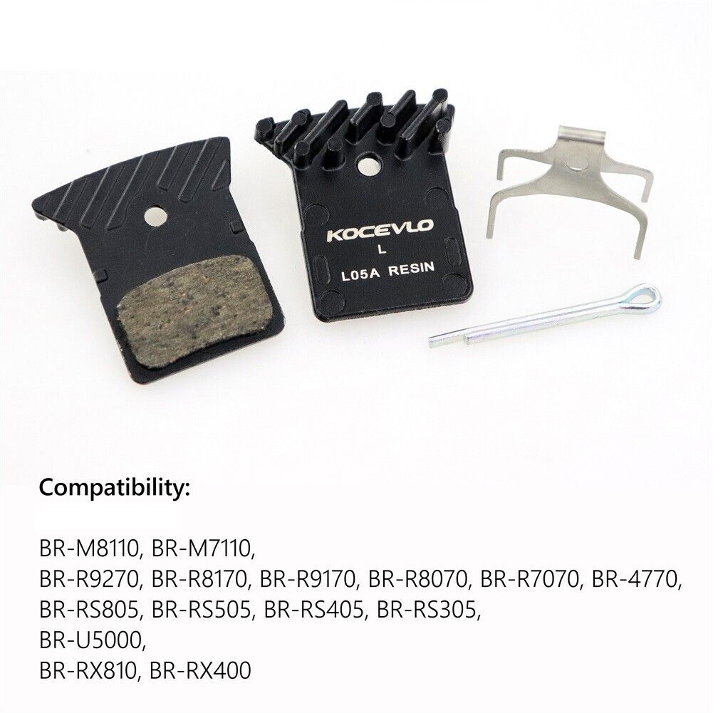 Bike L05A Resin ICE Disc Brake Pads/ For-Shimano RS805 R9170 R8070 Bicycle-Parts - Fresh Stock Dated February 2026