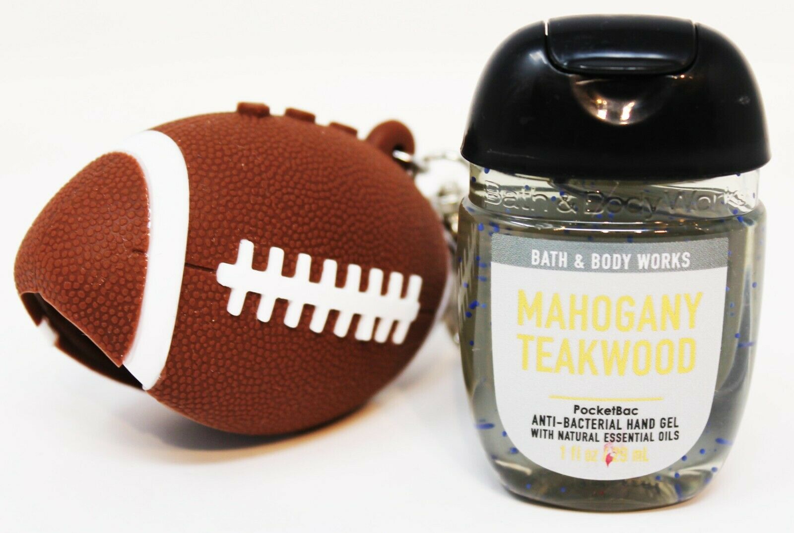 Bath Body Works Pocketbac Hand Sanitizer Anti Bac Gel Holder FOOTBALL with Sound - Fresh Stock Dated February 2026