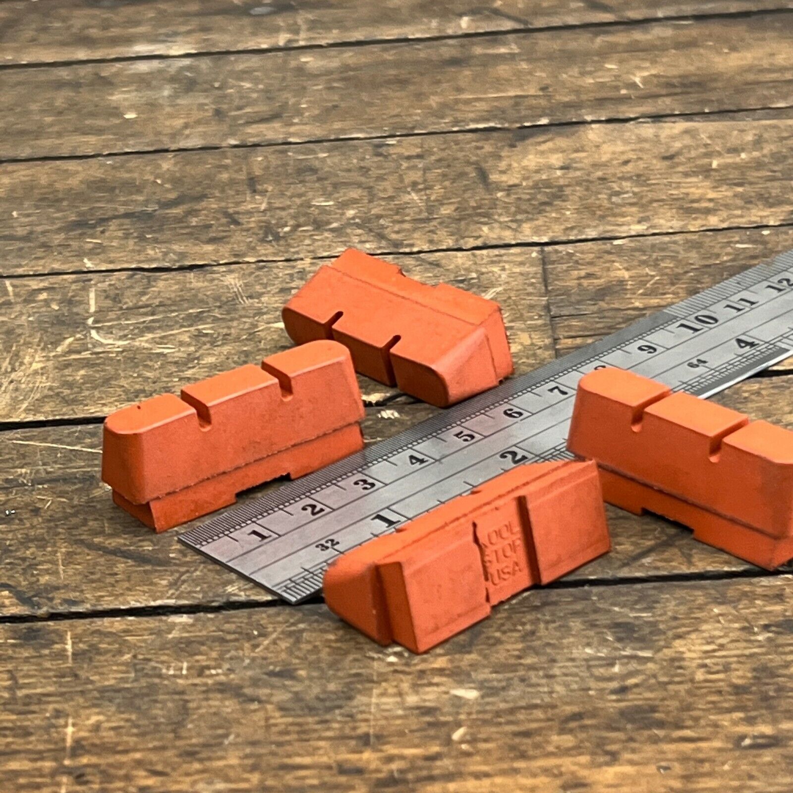 Vintage Kool Stop Campagnolo Brake Pads Shoes Insert 80s Salmon Replacement USA - Fresh Stock Dated February 2026