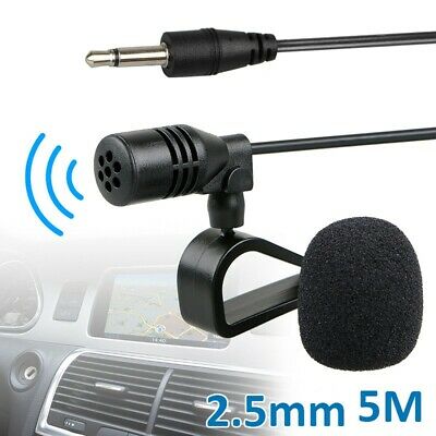 Low impedance Microphone 5m U-type fixing clamp Audio DVD External Practical - Fresh Stock Dated February 2026