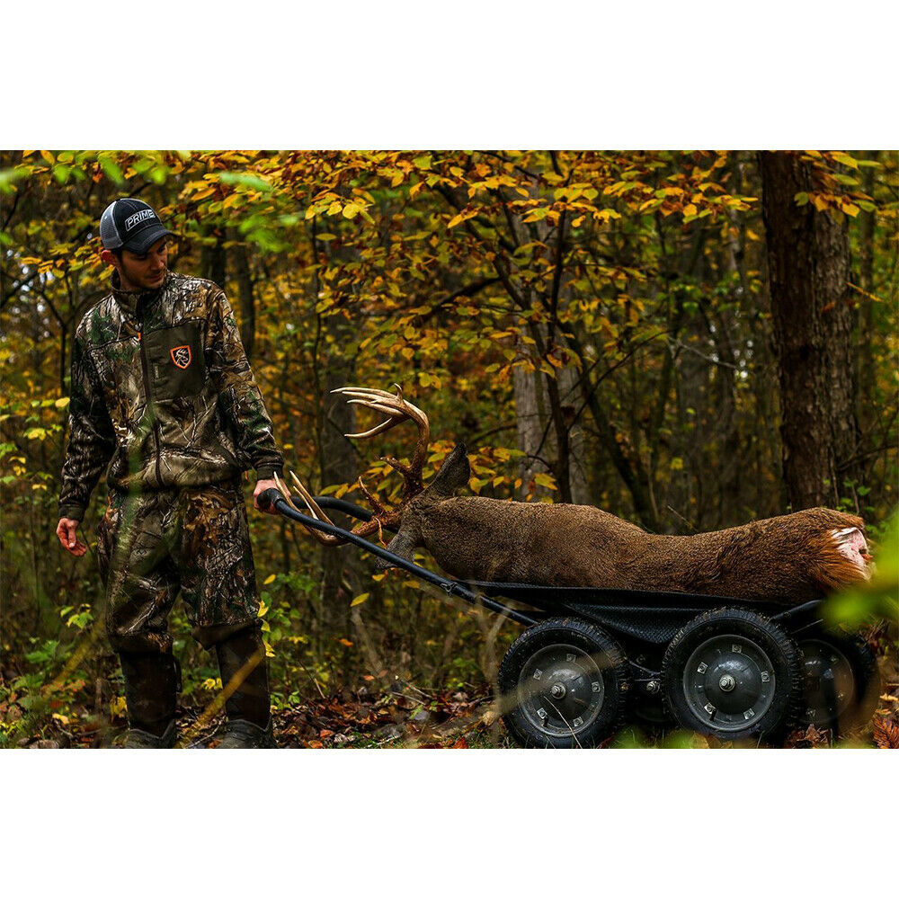 Hawk Crawler 500Lb Capacity Foldable Multi Use Deer Game Recovery Cart (2 Pack) - Fresh Stock Dated December 2025