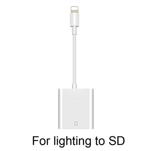 SD Card Reader Plug and Play Adapter Trail Cameras for iPhone XR XS - Fresh Stock Dated February 2026