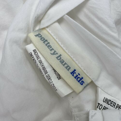 Pottery Barn Kids Pillow Sham Quilted Patchwork Red White Cotton NEW - Fresh Stock Dated December 2025