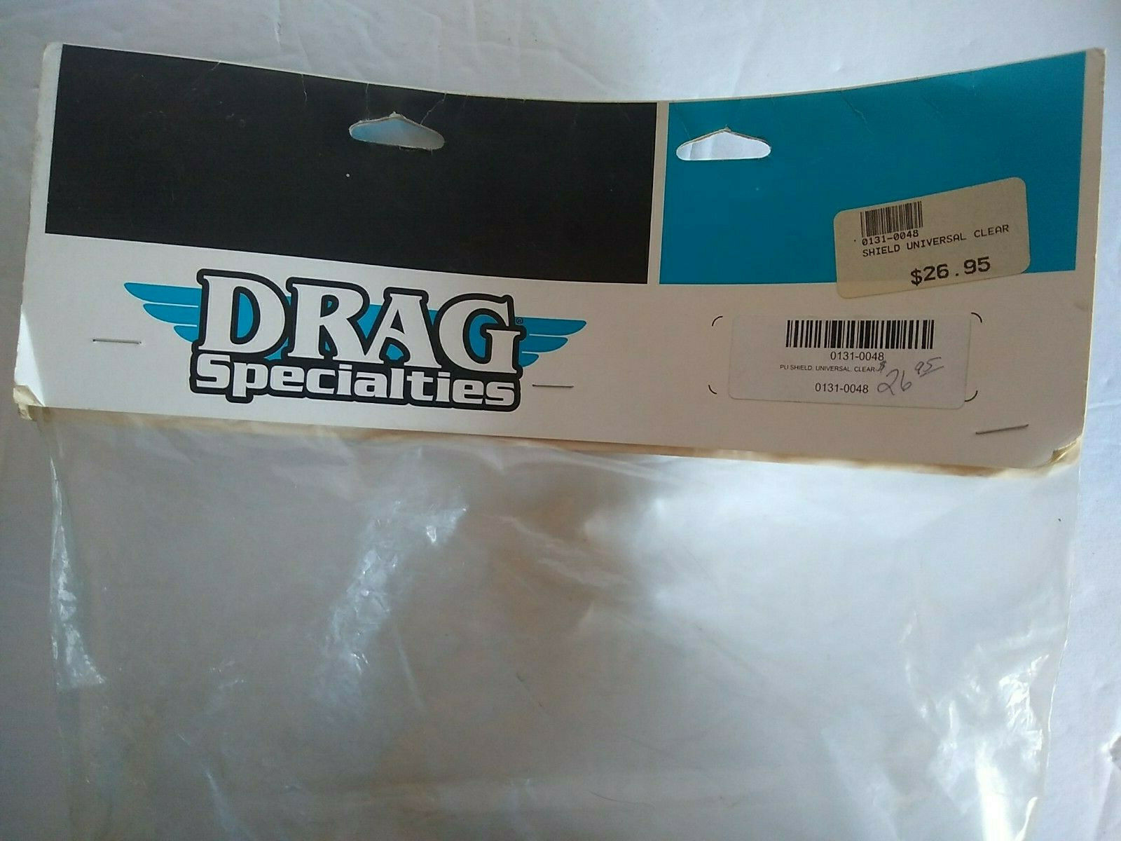 Drag Specialties Universal Face Shield Replacement Lens 1/2 Shell Helmets Clear - Fresh Stock Dated December 2025