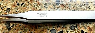 VINTAGE JANEL #2A 3021AM ANTI MAGNETIC & ACID, NICKEL TWEEZERS MADE SWITZERLAND - Fresh Stock Dated December 2025