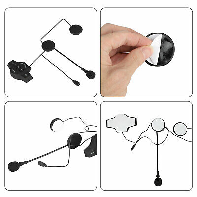 Motorcycle Helmet Headset Wireless Bluetooth 5.0 Headphone Speaker HandsFree US - Fresh Stock Dated December 2025