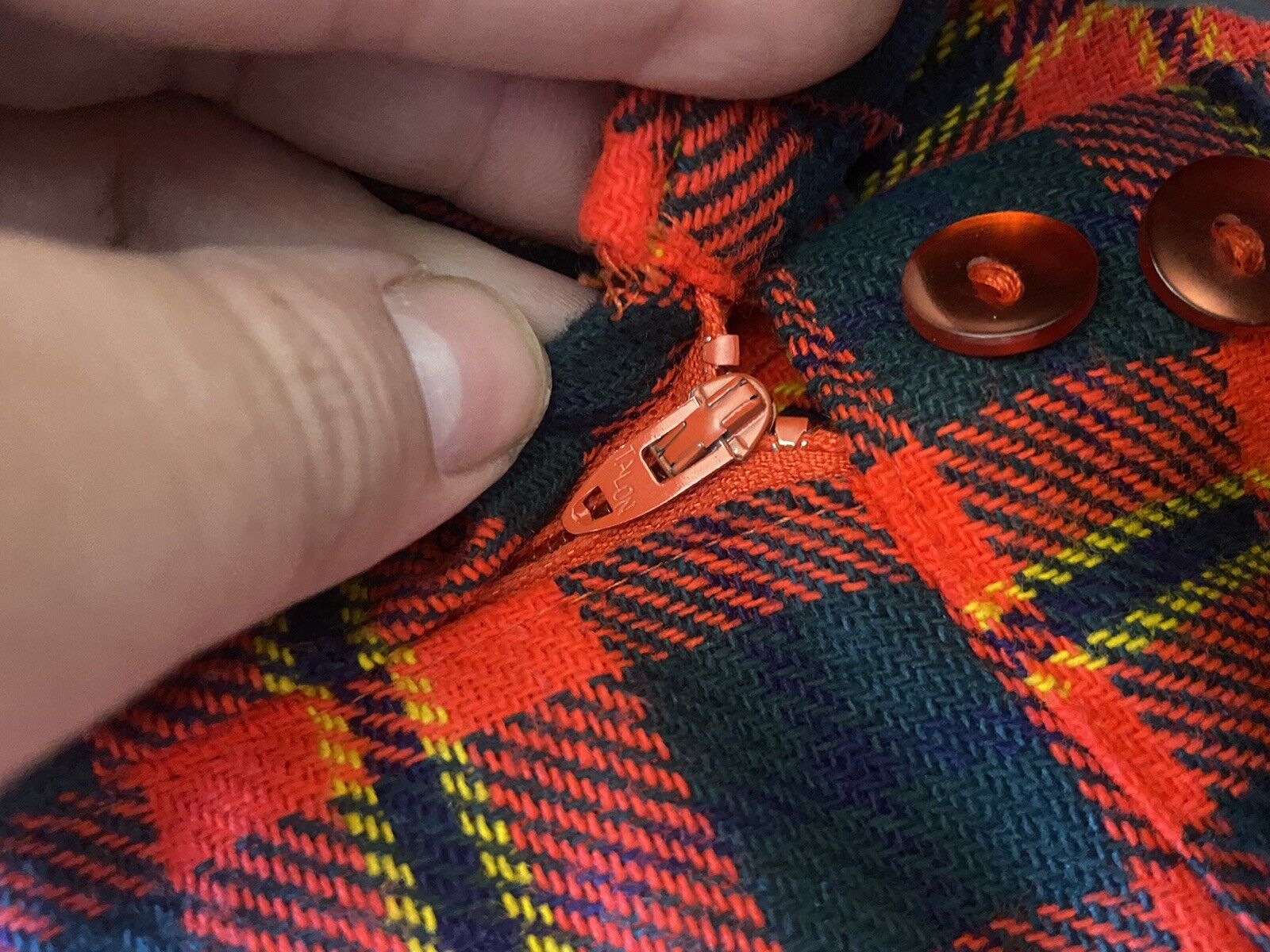 Vintage 60’s Vivienne Westwood Look Plaid Midi/Maxi High Rise Skirt - Fresh Stock Dated March 2026