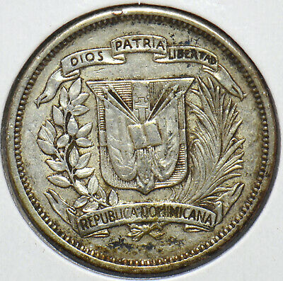 Dominican Republic 1960 25 Centavos 294296 combine shipping - Fresh Stock Dated December 2025