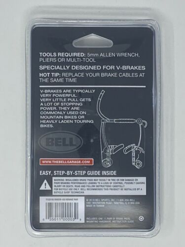 Bell Binder 450 Premium V-Brake Bicycle Bike Brake Pads Universal NEW!! - Fresh Stock Dated February 2026