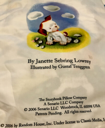 The Poky little Puppy Storybook Bed Pillow Plush Bedtime Story  23” X 15”  2006 - Fresh Stock Dated December 2025