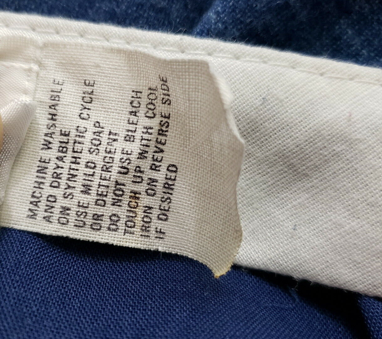 Vtg 80s 14 Skirt Blue Denim Red Stitching Misses 14 Quantum Sportswear - Fresh Stock Dated March 2026