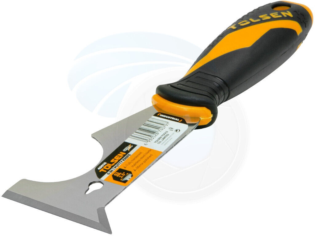 6in1 2.5in Putty Knife Scraper Paint Roller Cleaner Fiberglass Handle - Fresh Stock Dated February 2026