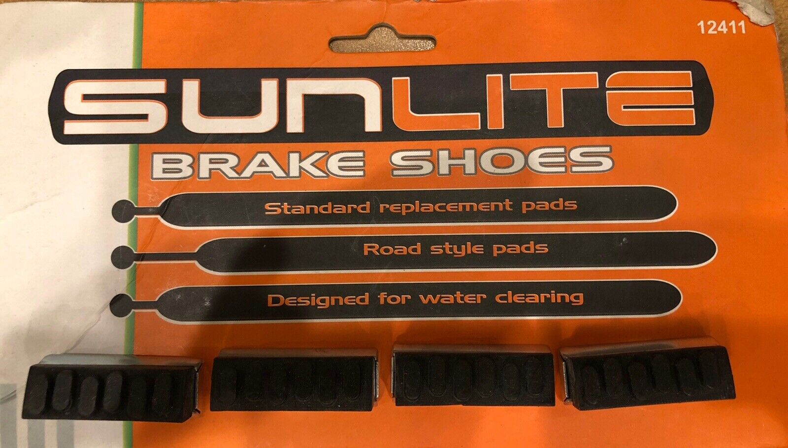 Bicycle  Brake Pads Road Style 2 Pairs Bolt On For Schwinn Others - Fresh Stock Dated February 2026