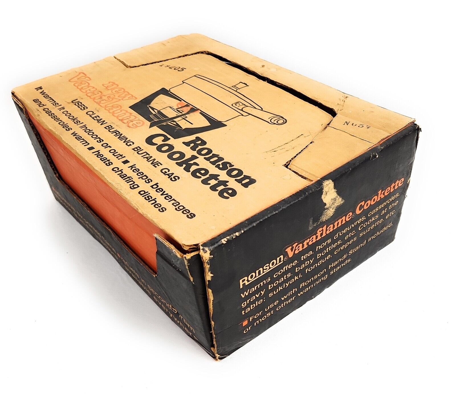 Ronson Varaflame Cookette Camp Stove Butane Gas Burner Vintage - Fresh Stock Dated February 2026