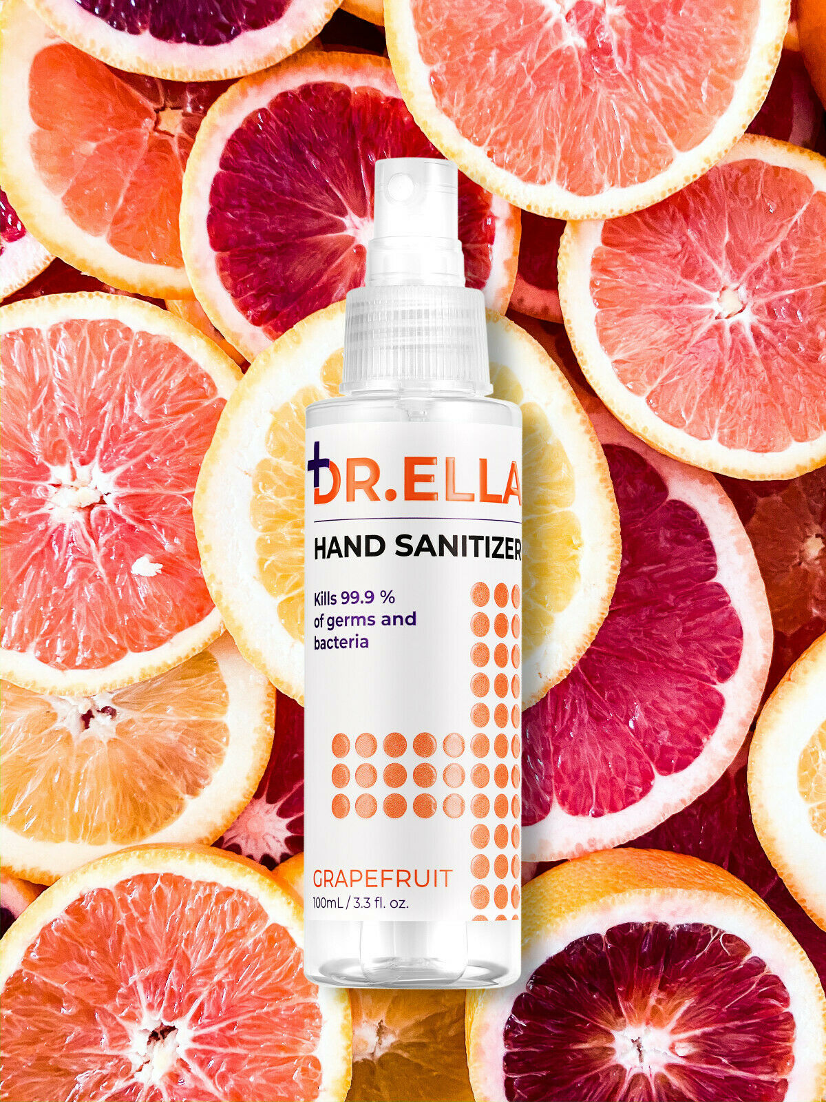 DR. ELLA HAND SANITIZER SPRAY LAVENDER 3.3 FL OZ ORGANIC MADE IN USA!! - Fresh Stock Dated February 2026