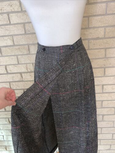 Vtg Catcher Women’s Plaid/Tweed Rayon Blend Skirt Side Pockets Size 6 Retro - Fresh Stock Dated February 2026